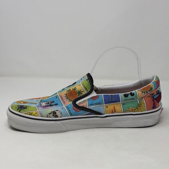 Vans Loteria Don Clemente Dia De Los Muertos Classic Slip On Womens 12 Mens 10.5 main image 8